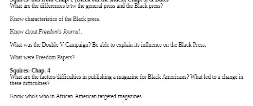 What are the differences butw the general press