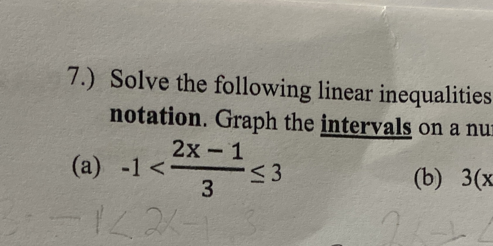 Solve the linear inequality. Write the answer in