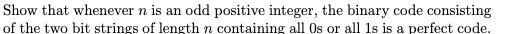 Show that whenever n is an odd positive integer,