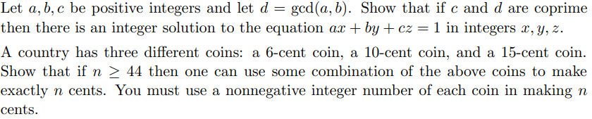Let (no, r: be positive integers and let d =