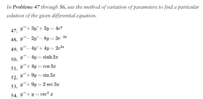 Please solve question 54 57. You can verify by