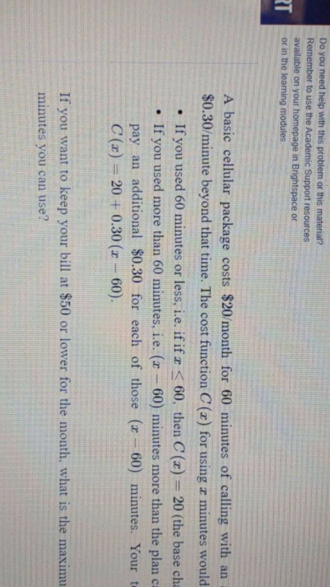 need help Do you need help with this problem or