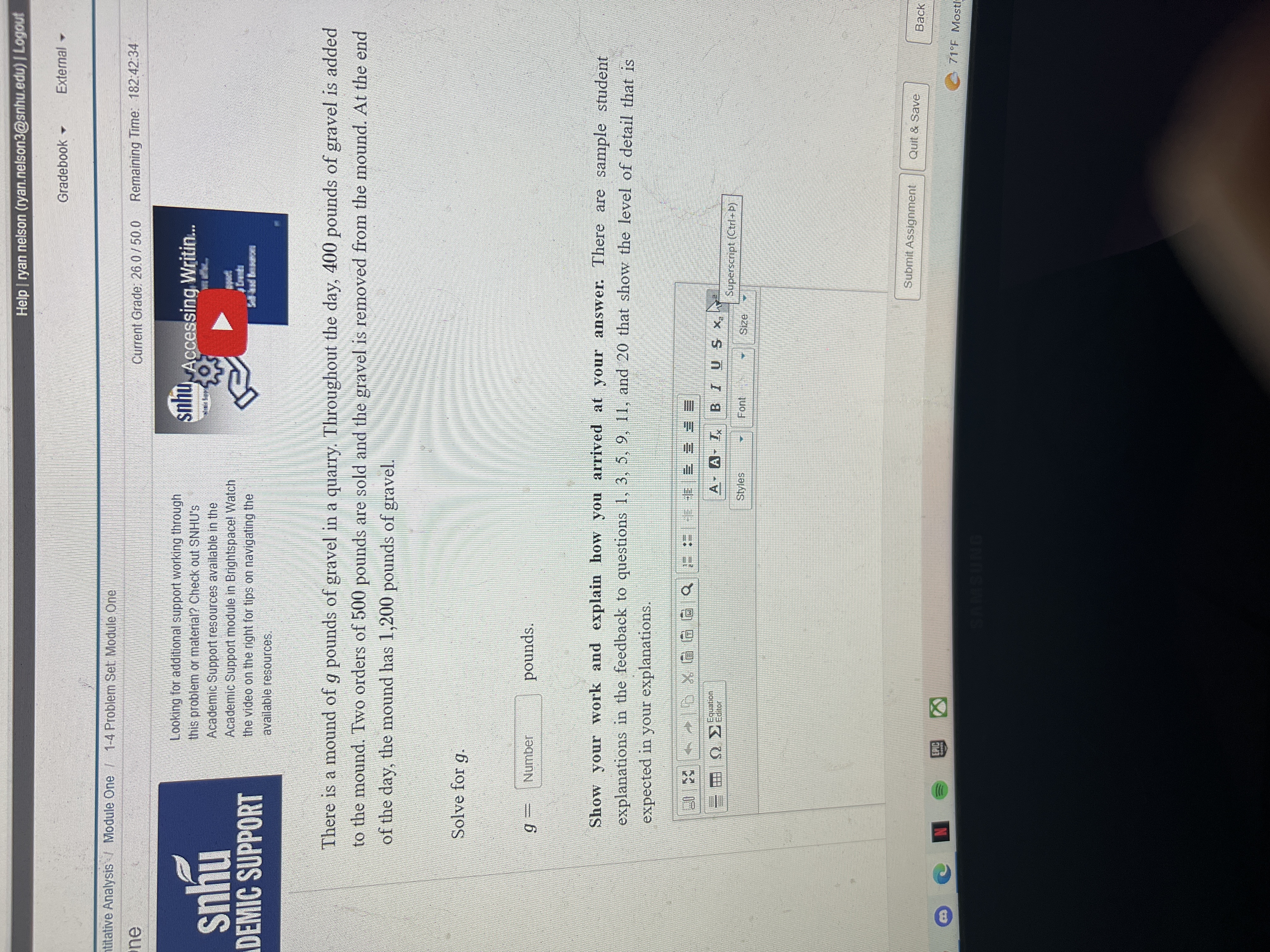 Help | ryan nelson (ryan. nelson3@snhu.edu) |