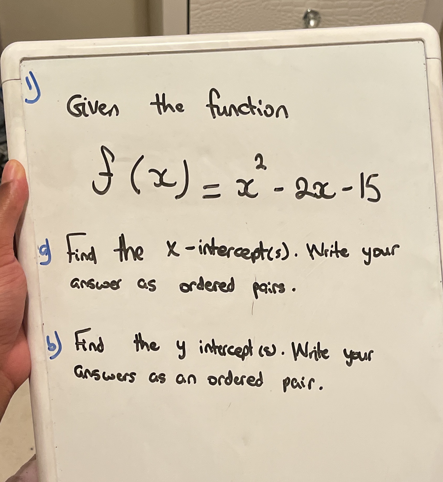 Given the function $ ( x) = x- 20- 15 2 Find the