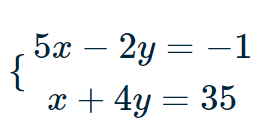 El valor de t que hace cierta la ecuacin 3?5 2 t