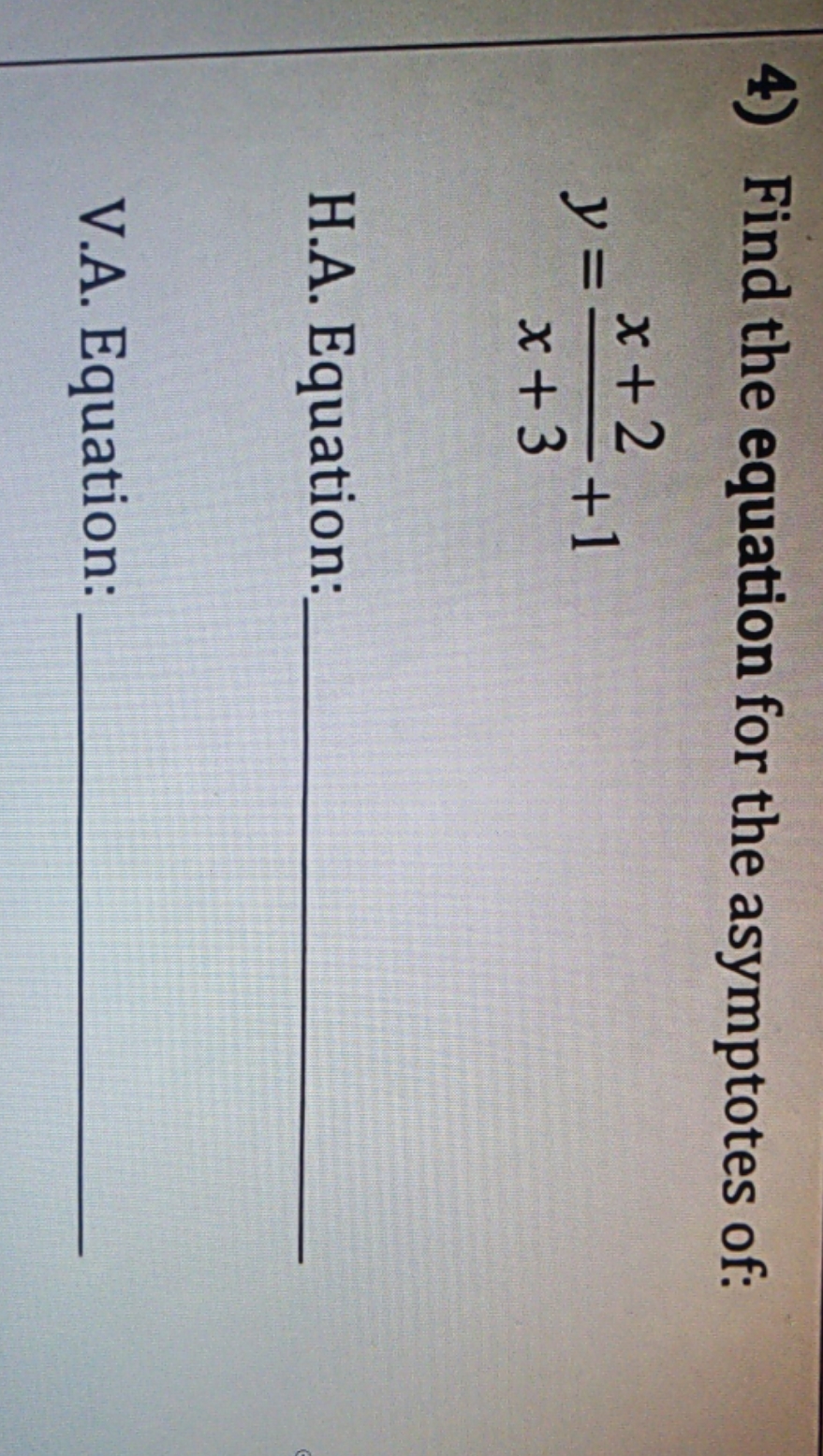 I don't understand how to solve this problem Find