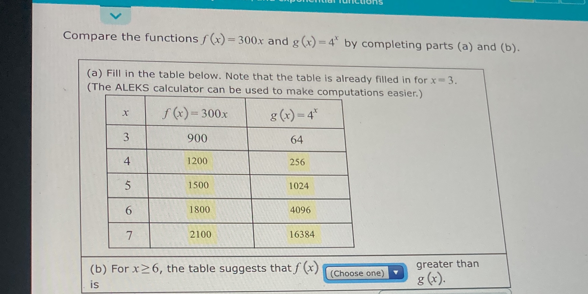 Answers for question B include:always; sometimes;