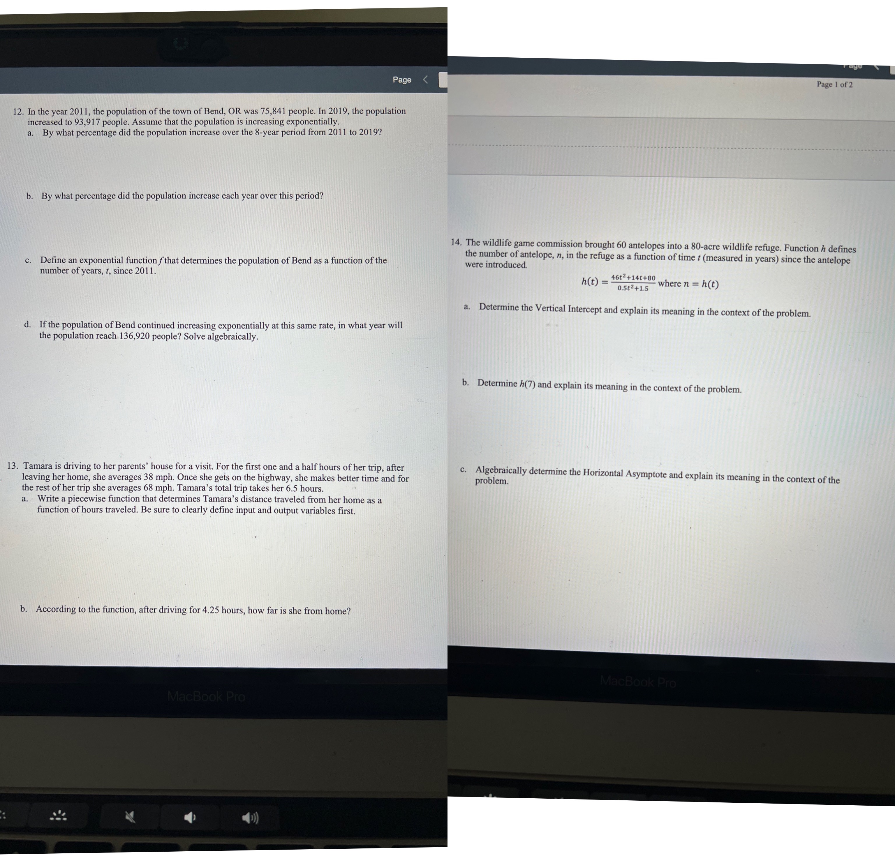 Page < Page 1 of 2 12. In the year 2011, the