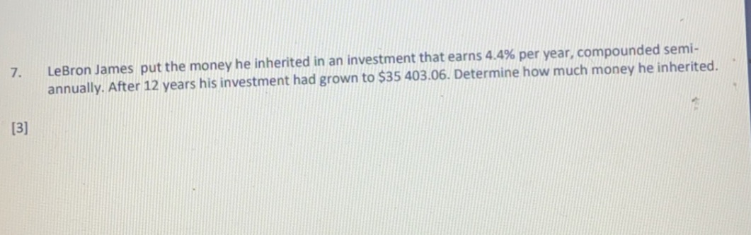 7. LeBron James put the money he inherited in an
