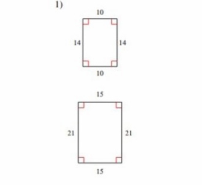 State if the polygon are similar. Show your