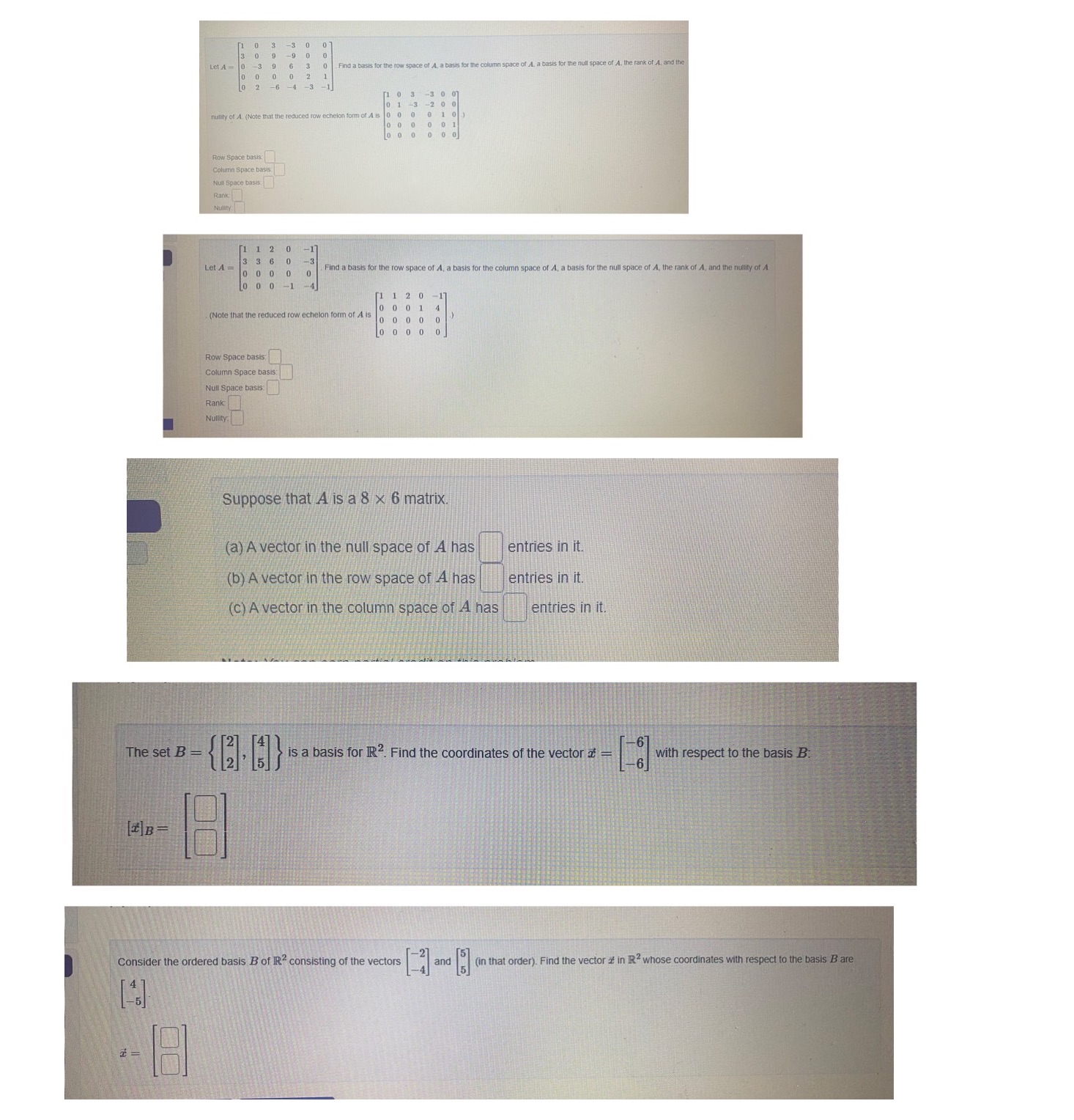 Please need an answer asap Let A nutity of A.