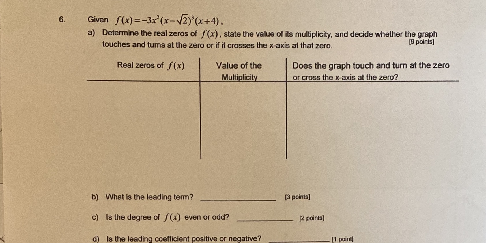 Advise please 6. Given f(x)