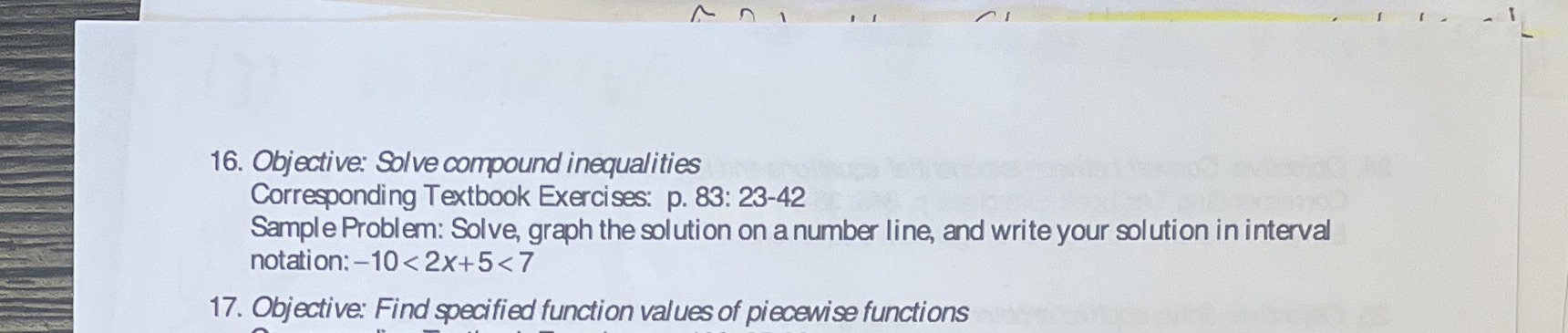 What is awnser to question 16 ? 16. Objective: