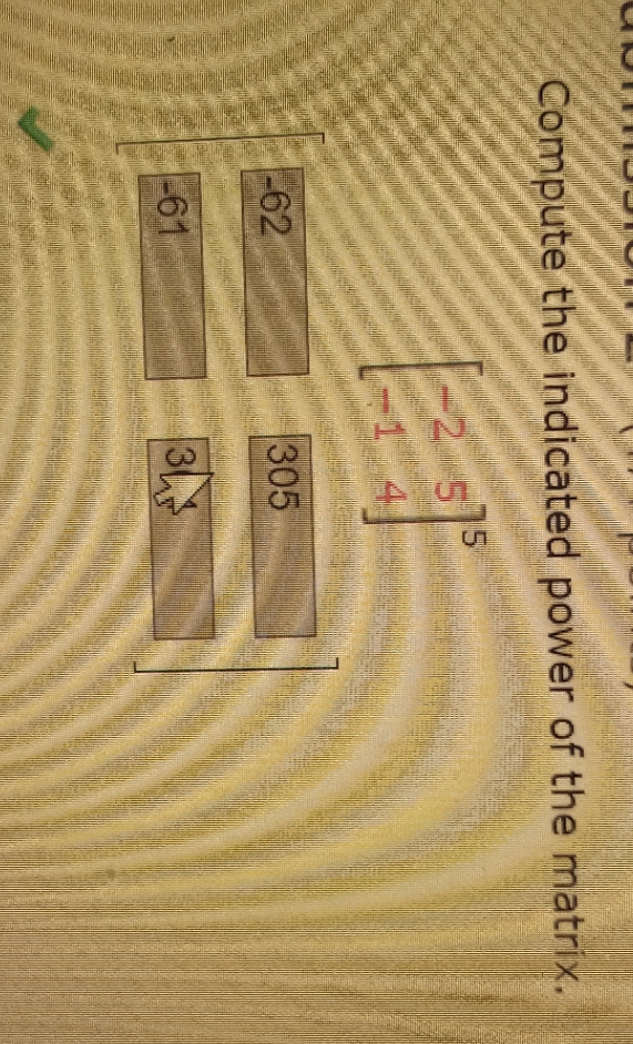 how do you solve this using the PDP^-1 method? \f