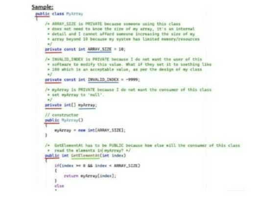 Sample: In ARRAY SITE IN PRIVATE because someone