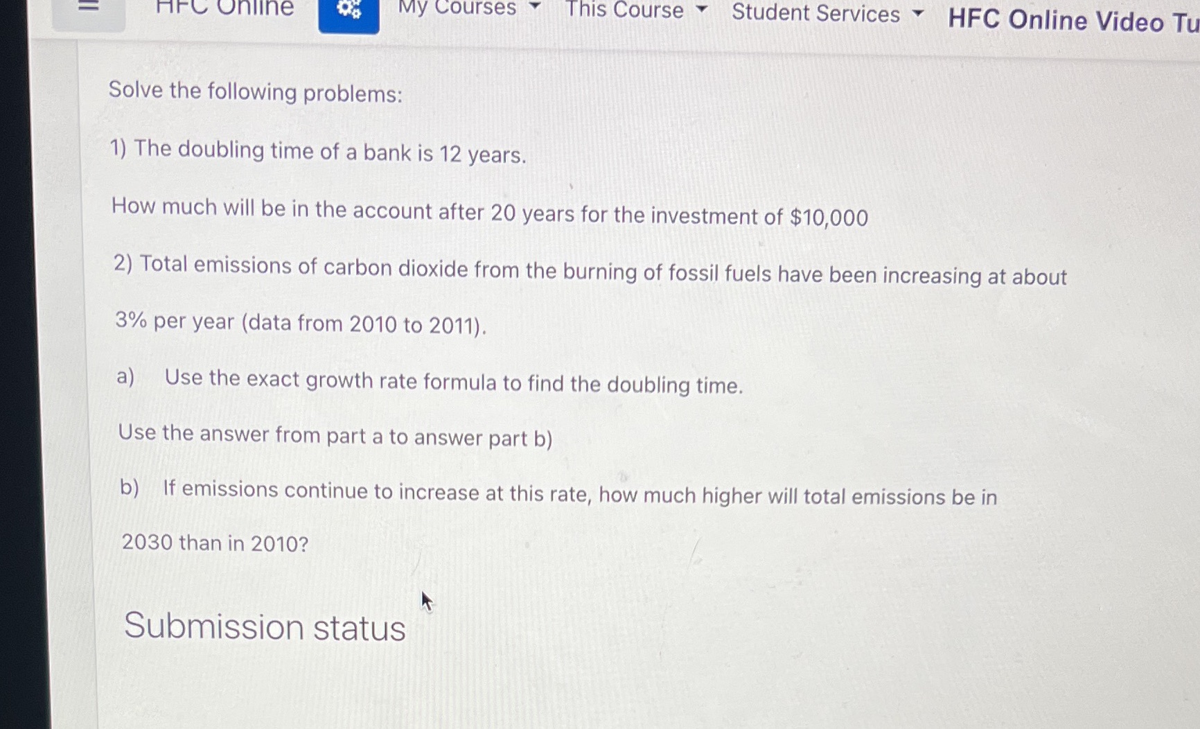 m-L, unune \" my courses 7 This Course * Student