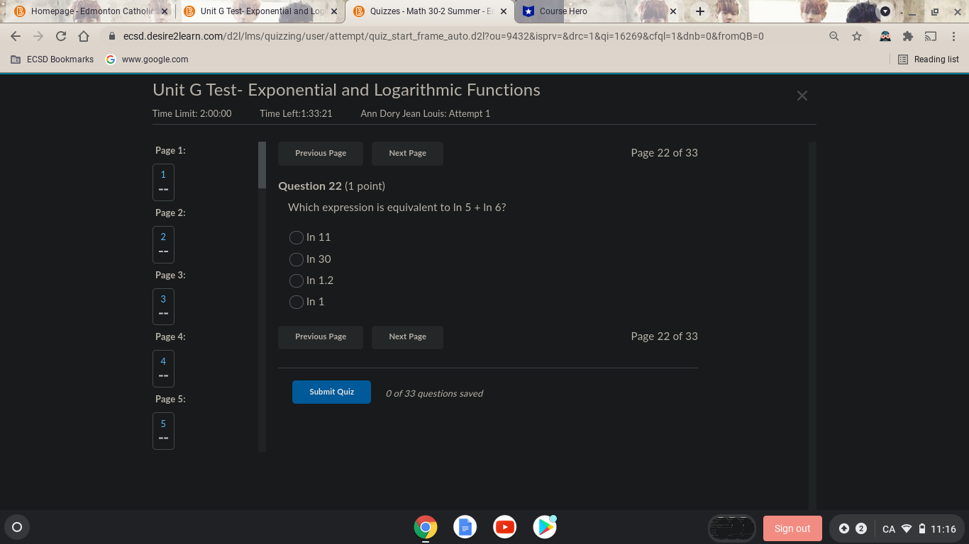 @ Homepage - Edmonton Catholic x @ Unit G Test-