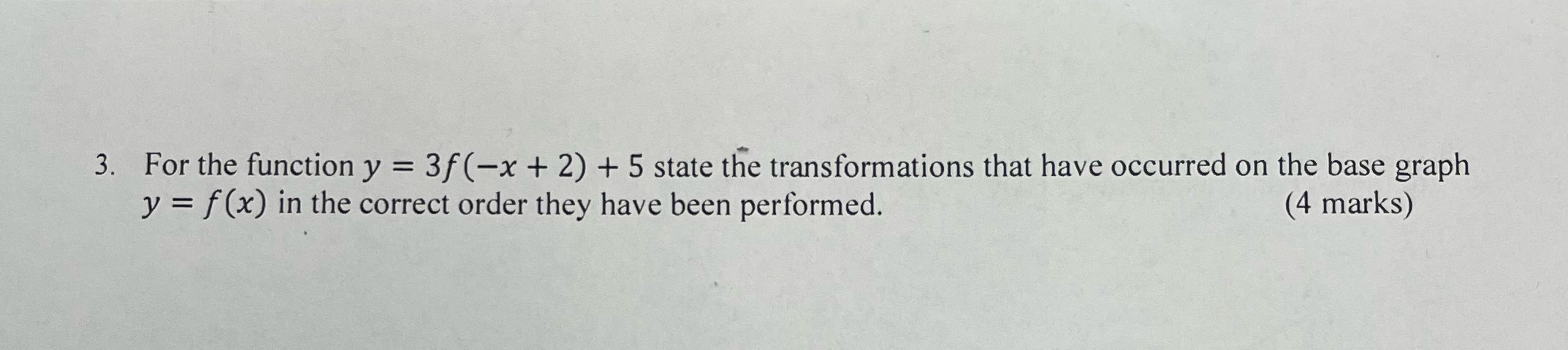 Please take a look thanks 3. For the function y =