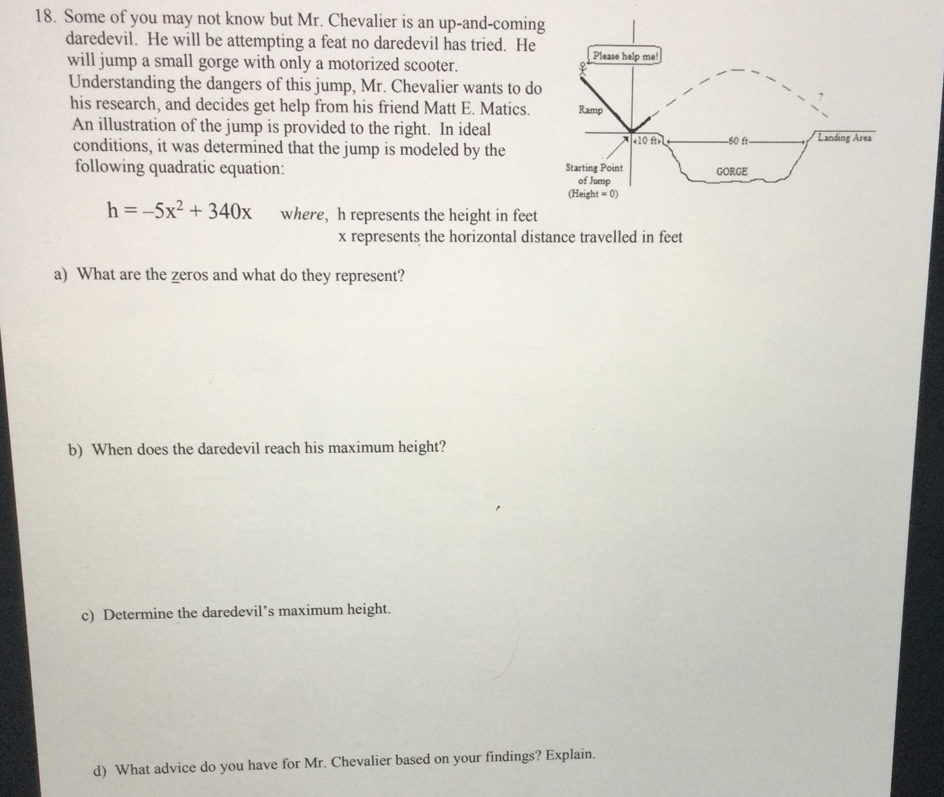 Please do not solve using cursive 18. Some of you