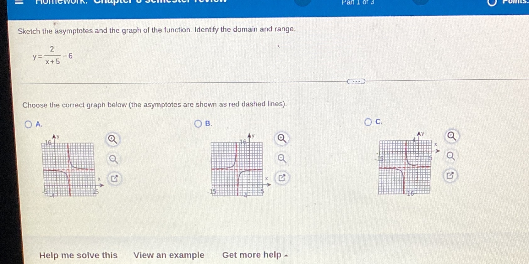 ._ Sketch the asymptotes and the graph oi the