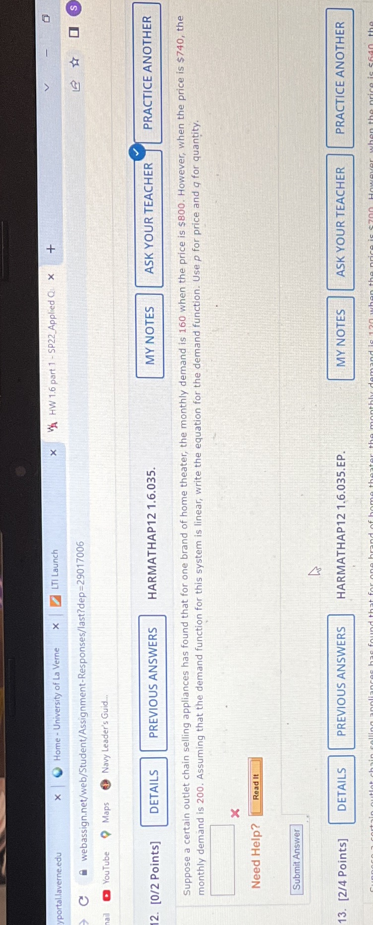 portal.laverne.edu X Home - University of La