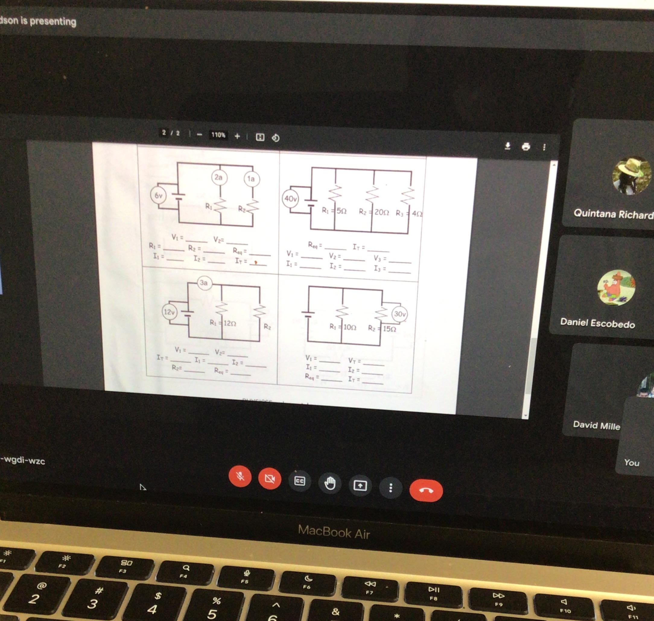 ison is presenting 2 / 2 - 110% + HO Quintana