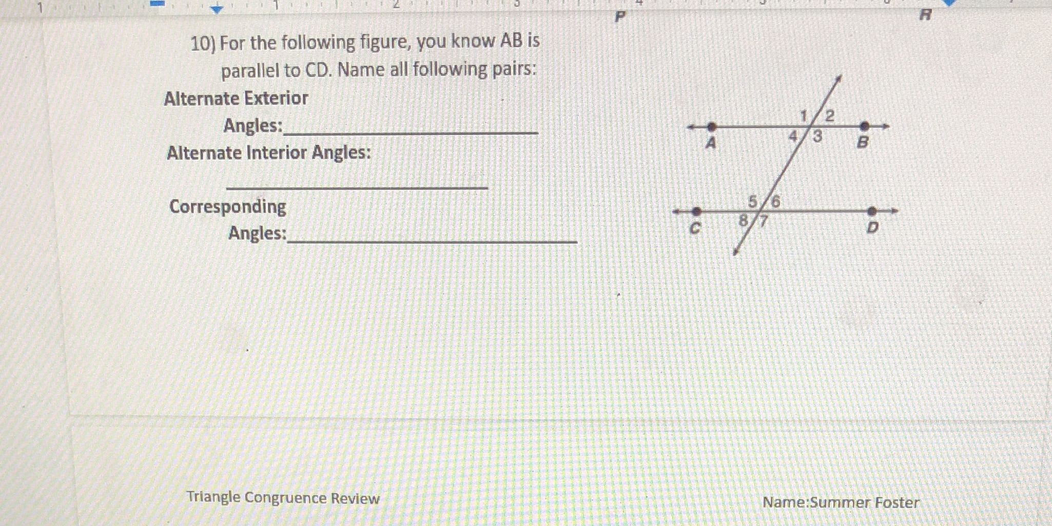 Can you help me I cannot name the following pairs