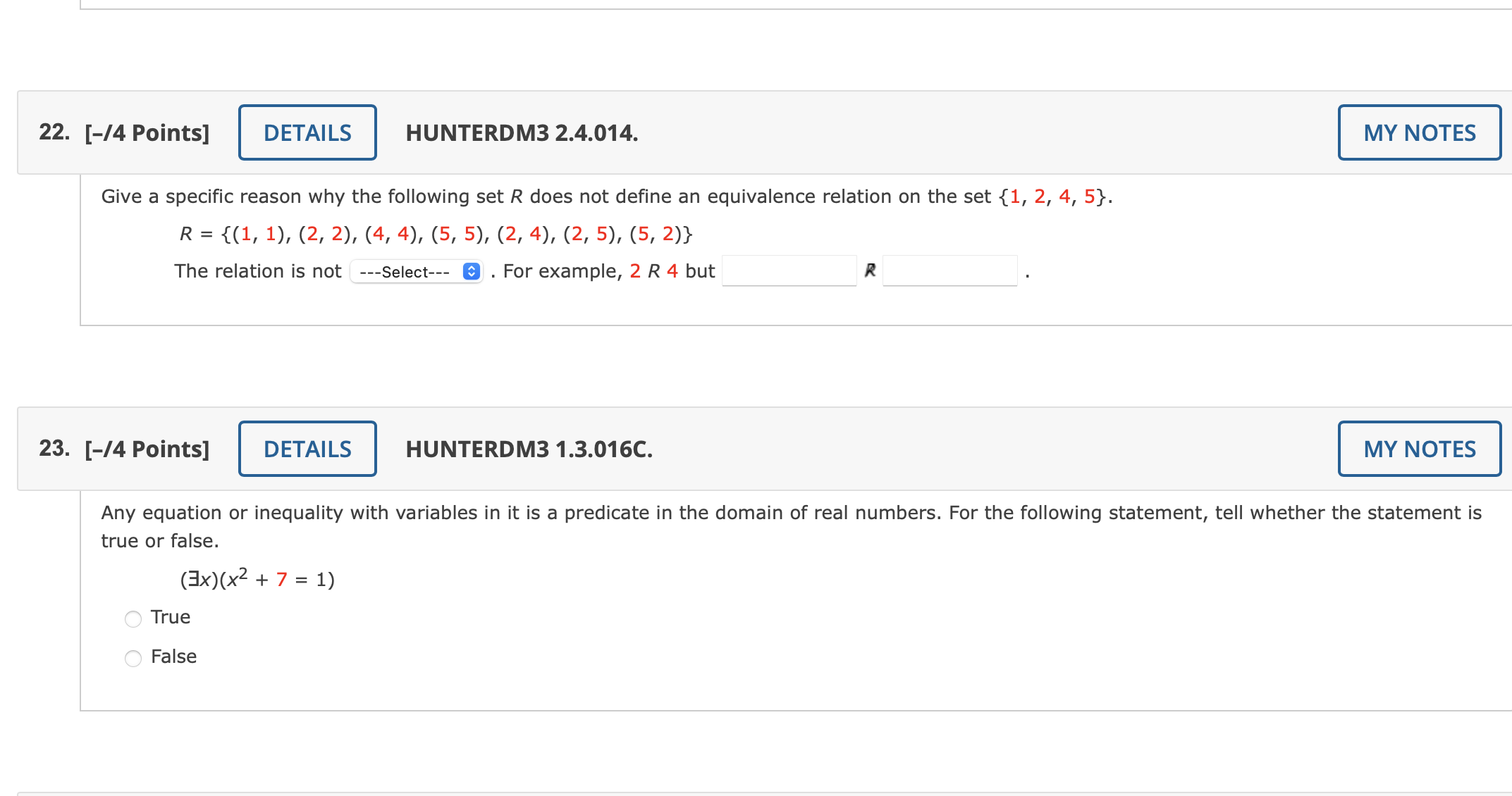 HELP ME SOLVE THESE 22. [-14 Points] DETAILS