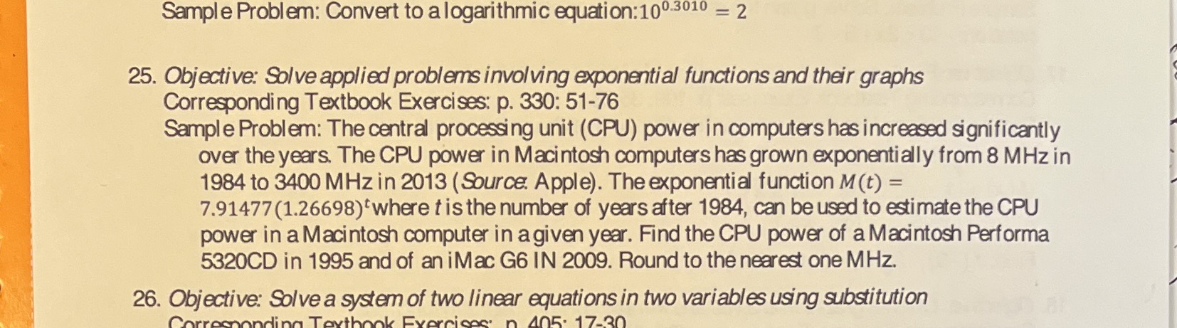 What is awnser to question 25? Sample Problem: