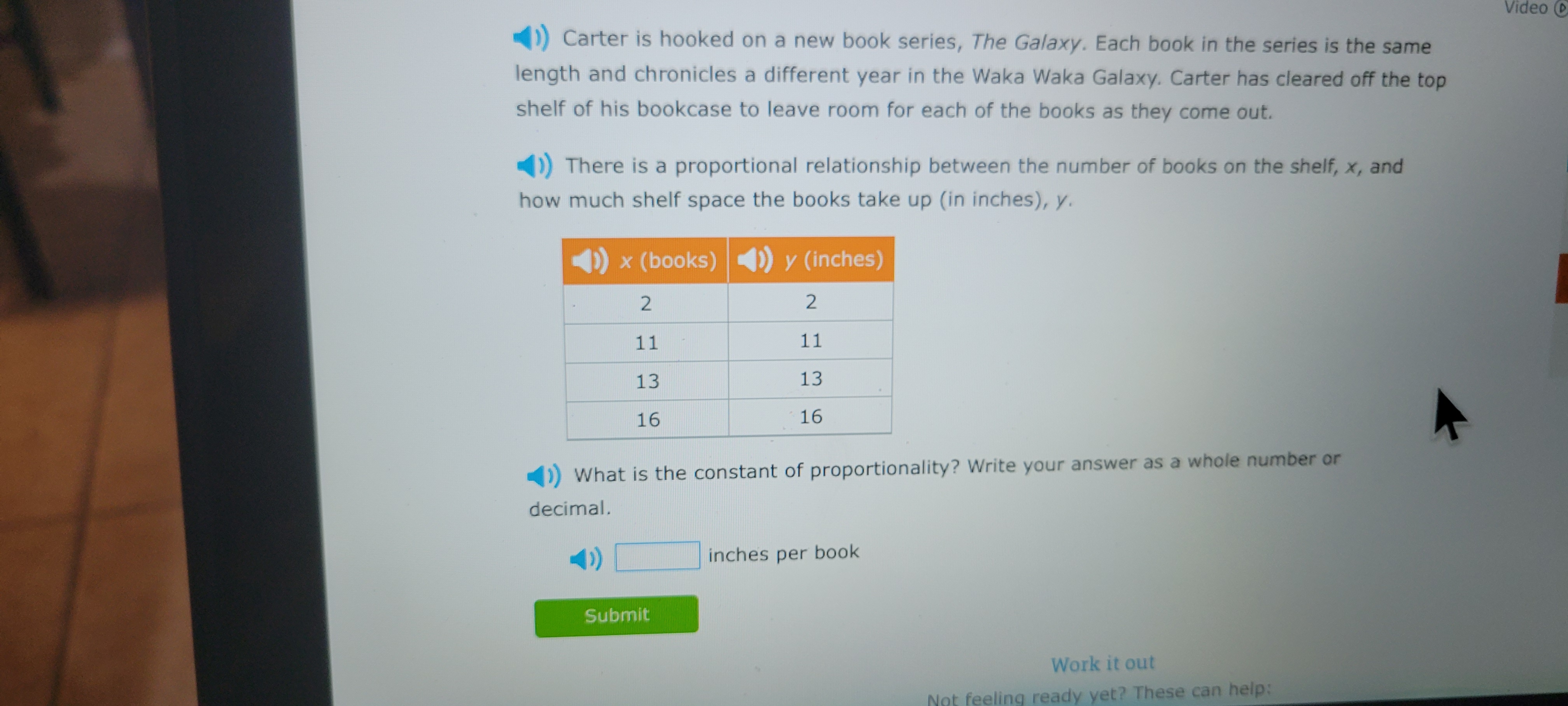 Video ()) Carter is hooked on a new book series,