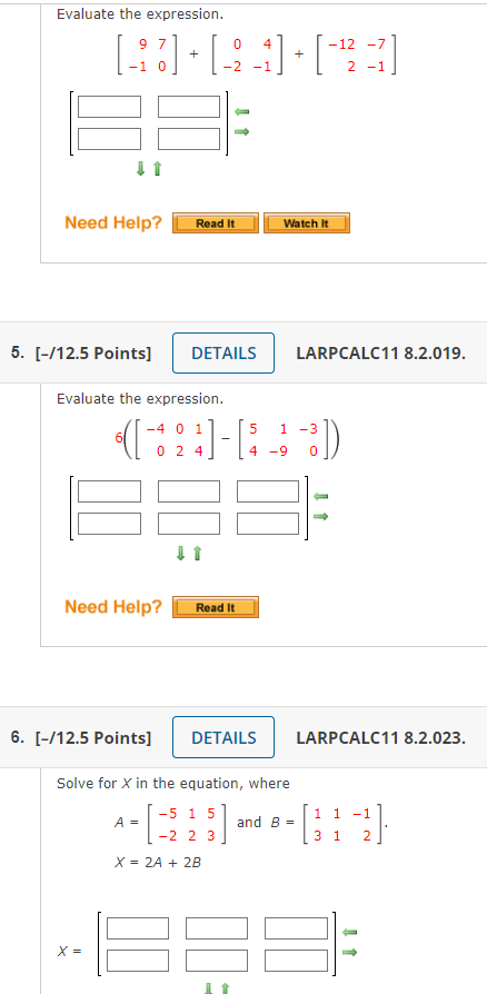 10. [W1 Points] DETAILS PREVIOUS ANSWERS
