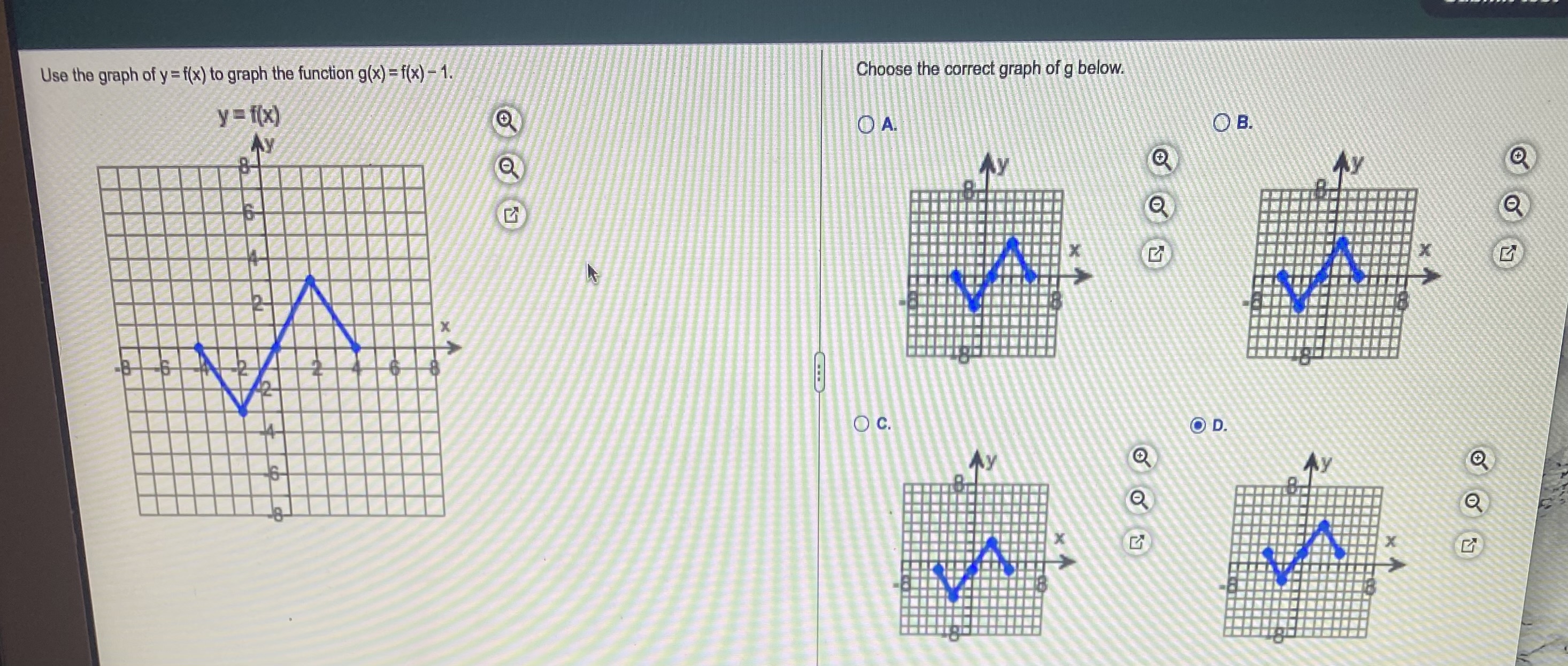 Use the graph of y = f(x) to graph the function