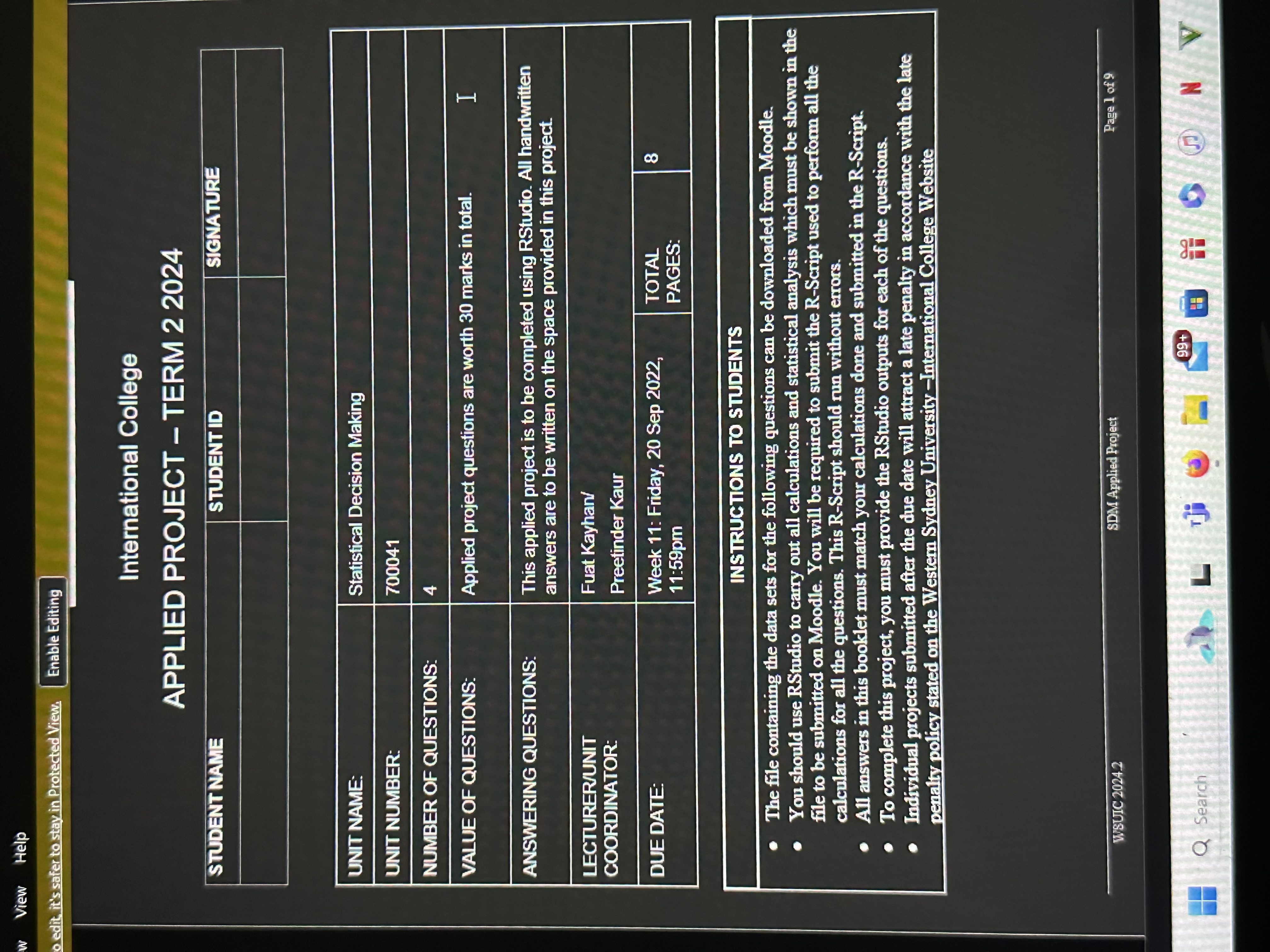 View Help o edit. it's safer to stay in