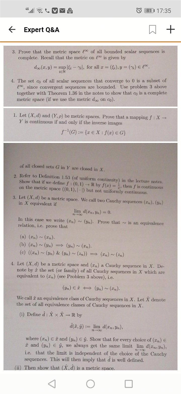 Functional analysis Questions 81 17:35 Expert Q&A