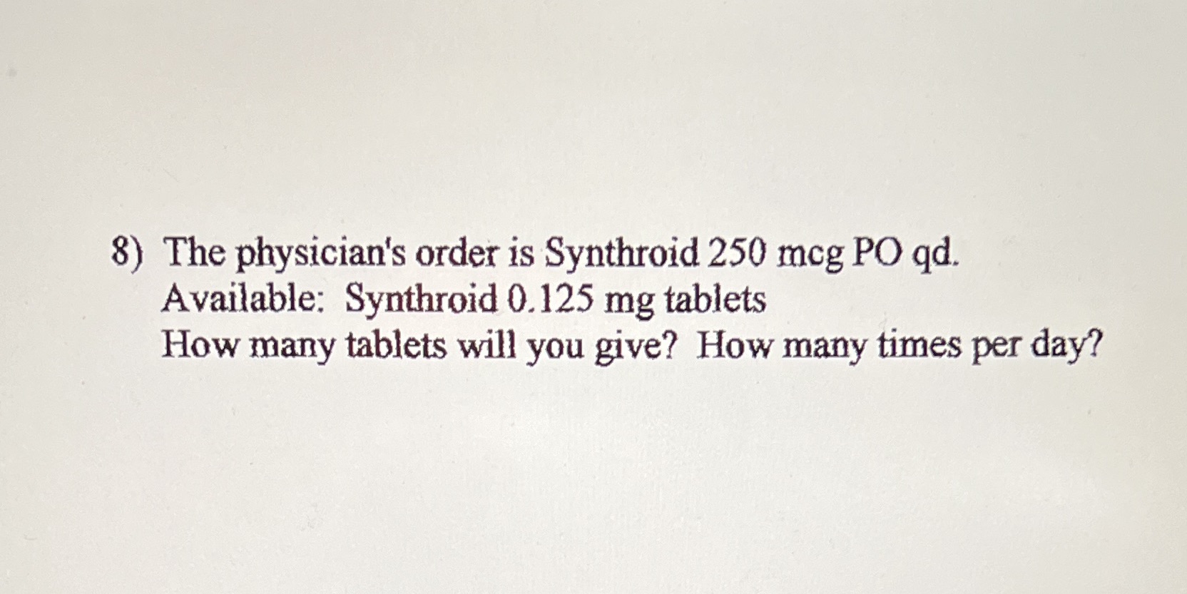 Please solve using dimensional analysis problem.