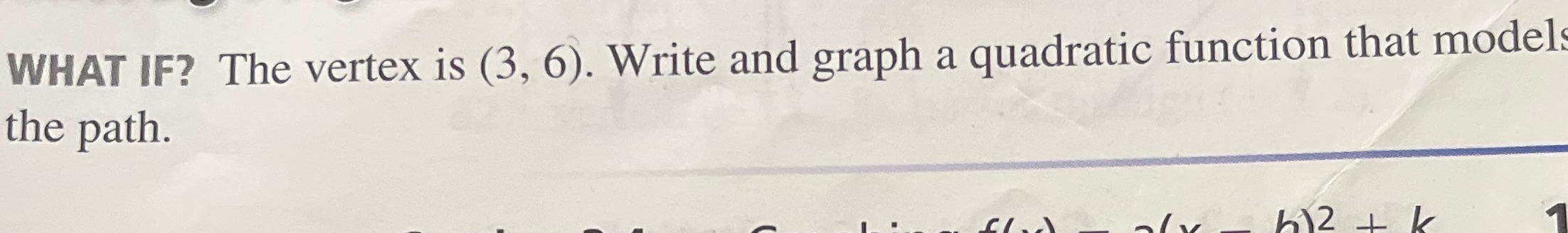 I don't get how i would graph this without