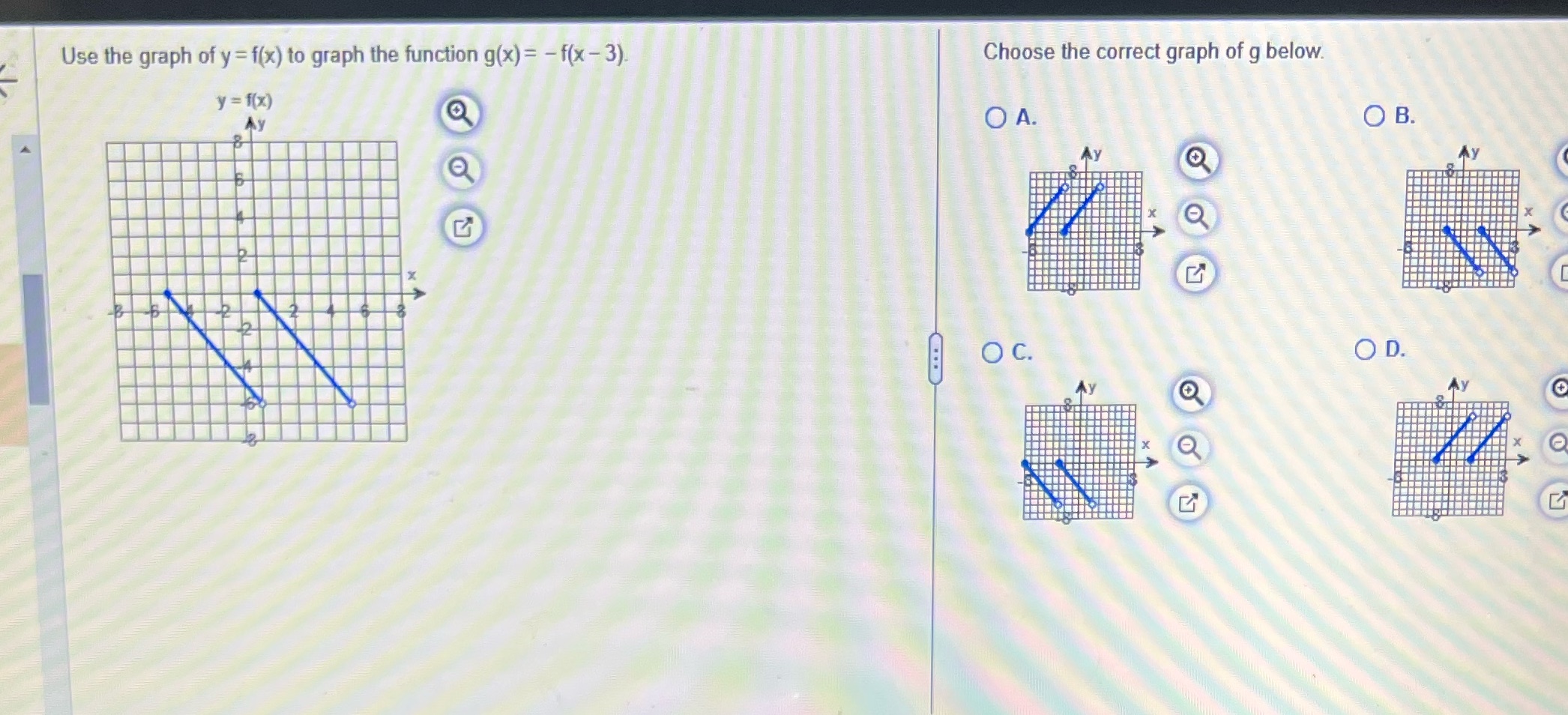 Use the graph of y = f(x) to graph the function