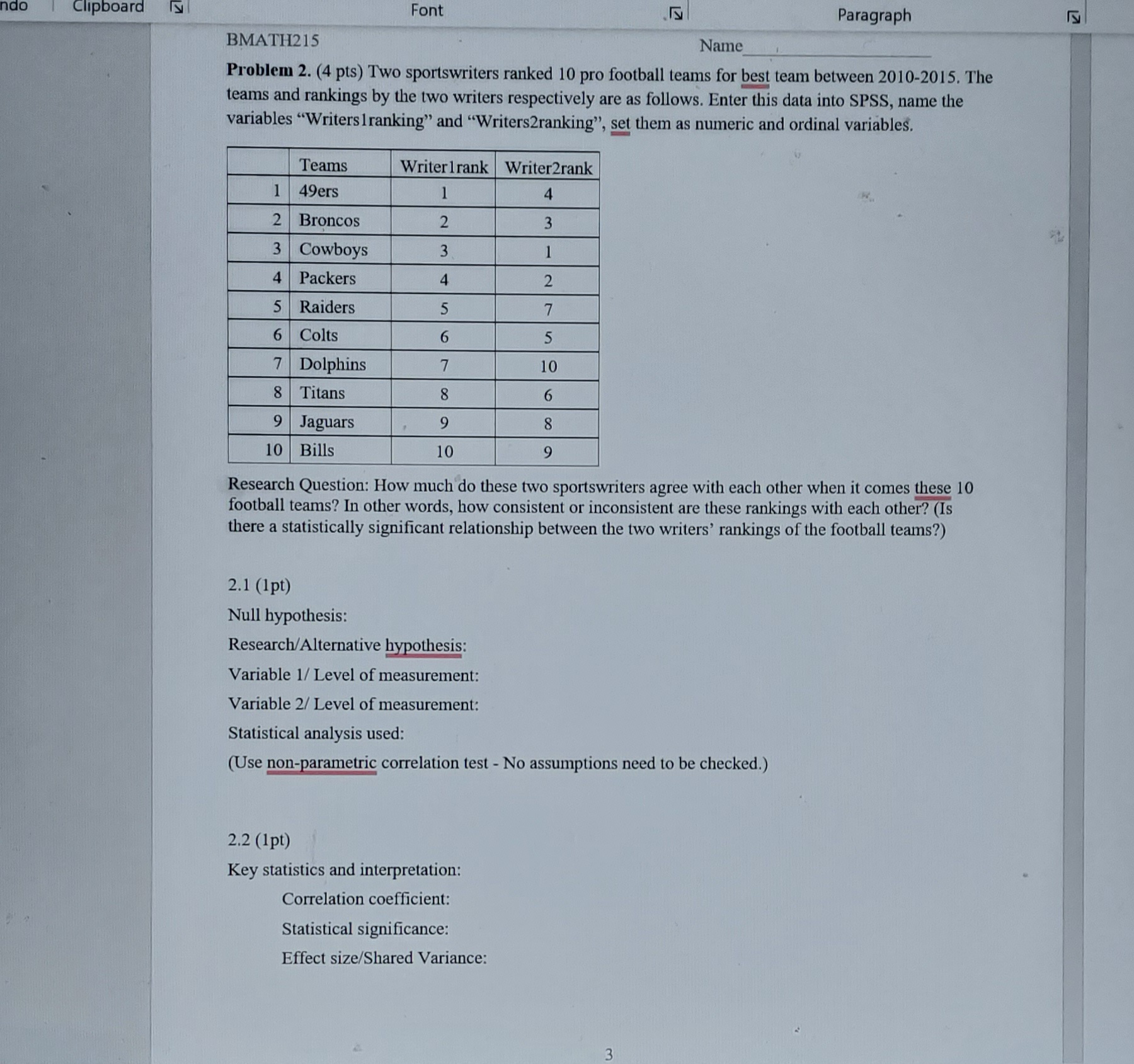 Styles Voice Sensitivity Edi BMATH215 Name