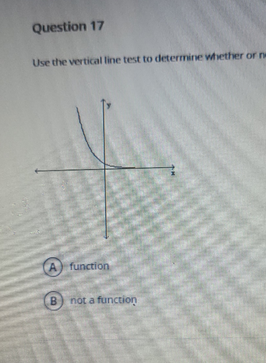 use the vertical line test to determine whether
