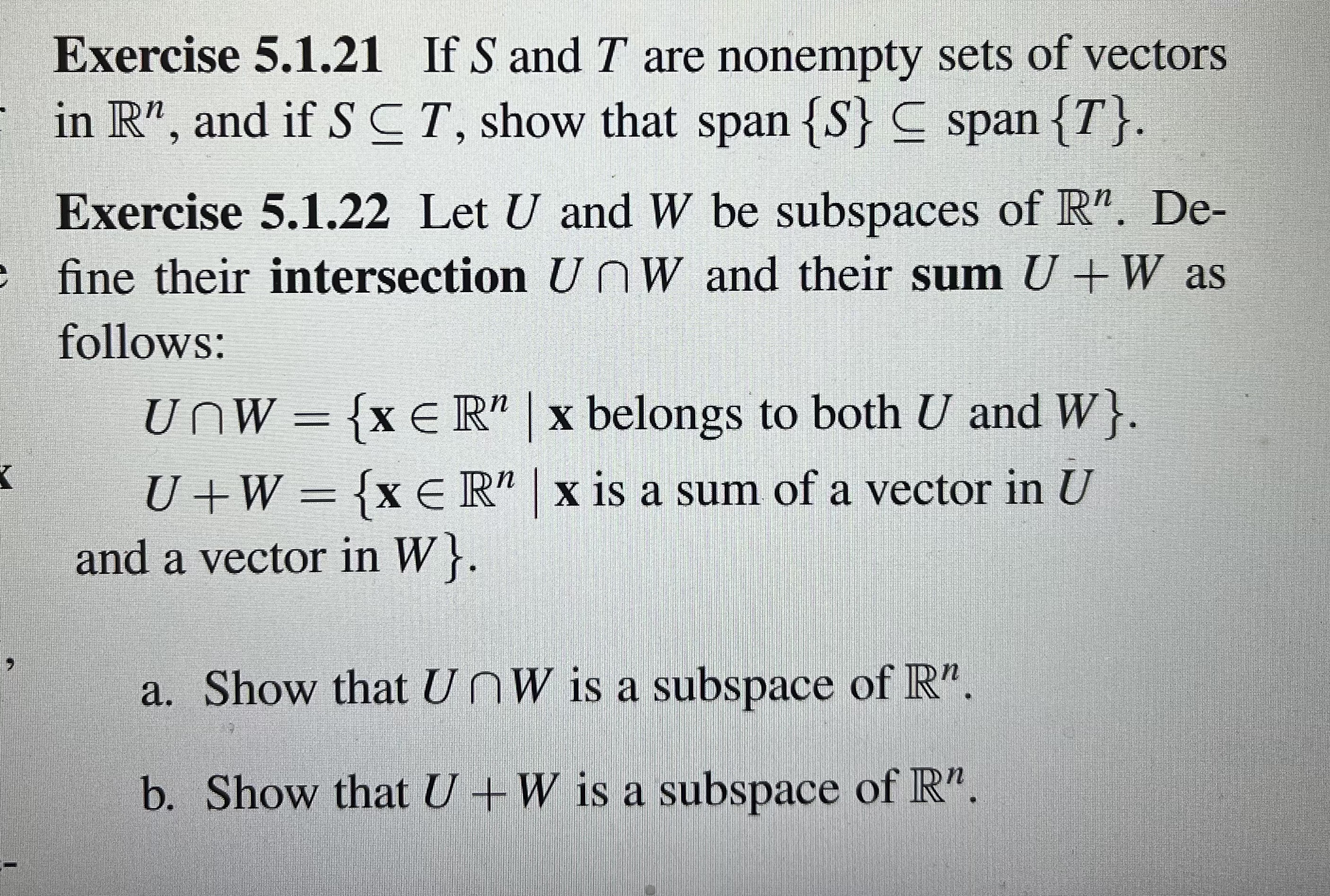 I need help with 5.1.21 and 5.1.22 Exercise