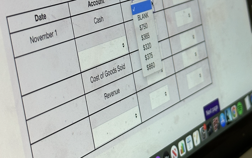 The following transaction occurred during