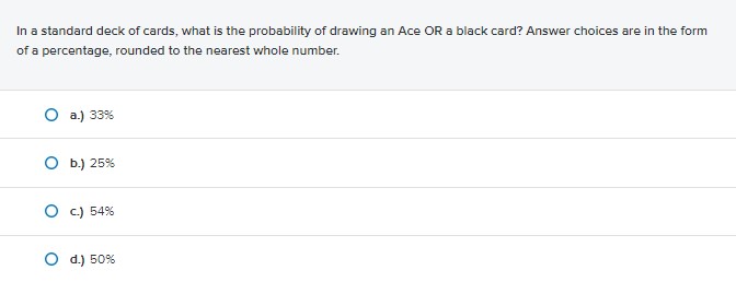 In a standard deck of cards, what is the