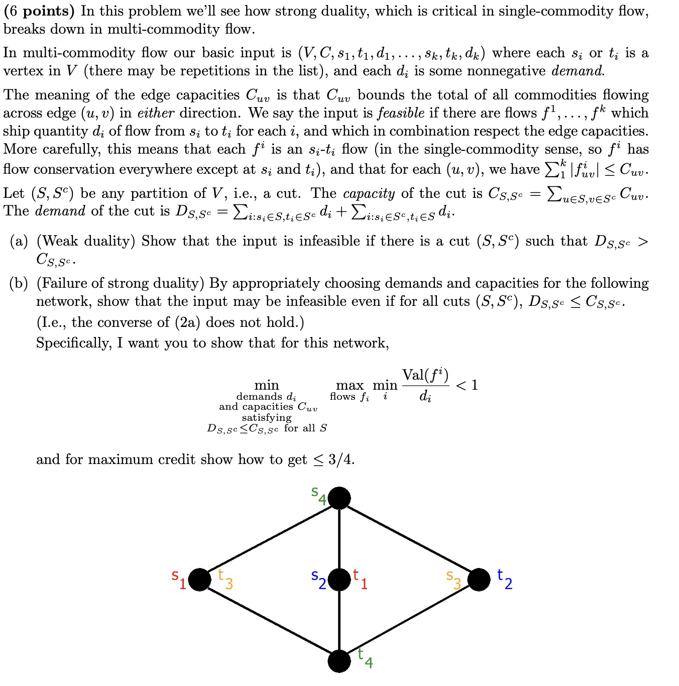 (6 points) In this problem we'll see how