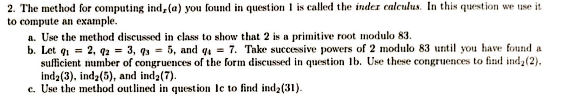 Now suppose a is any integer relatively prime to