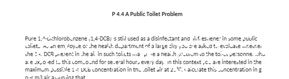 P 4.4 A Public Toilet Problem Pure