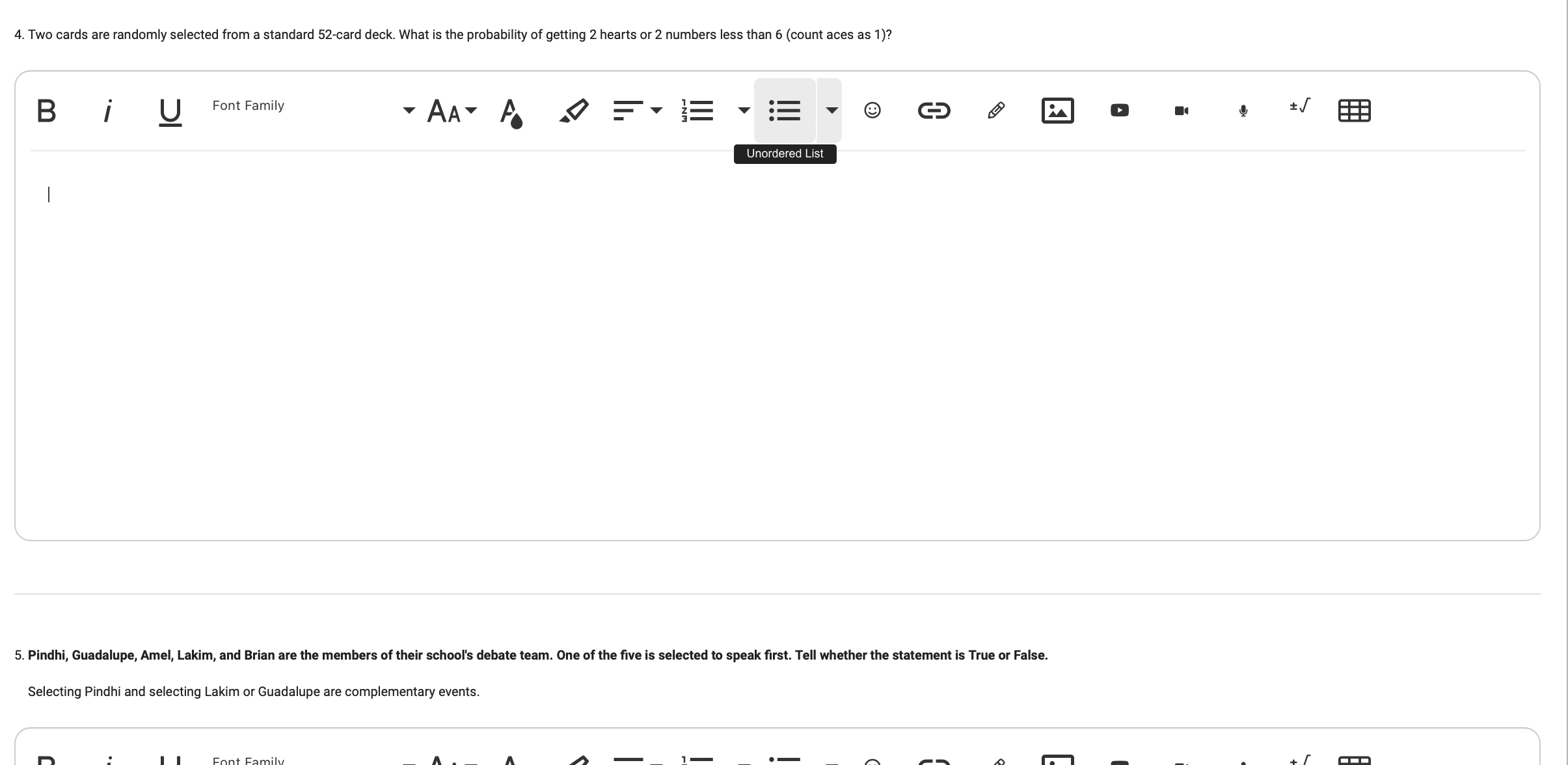3. Use the data to complete the frequency table.
