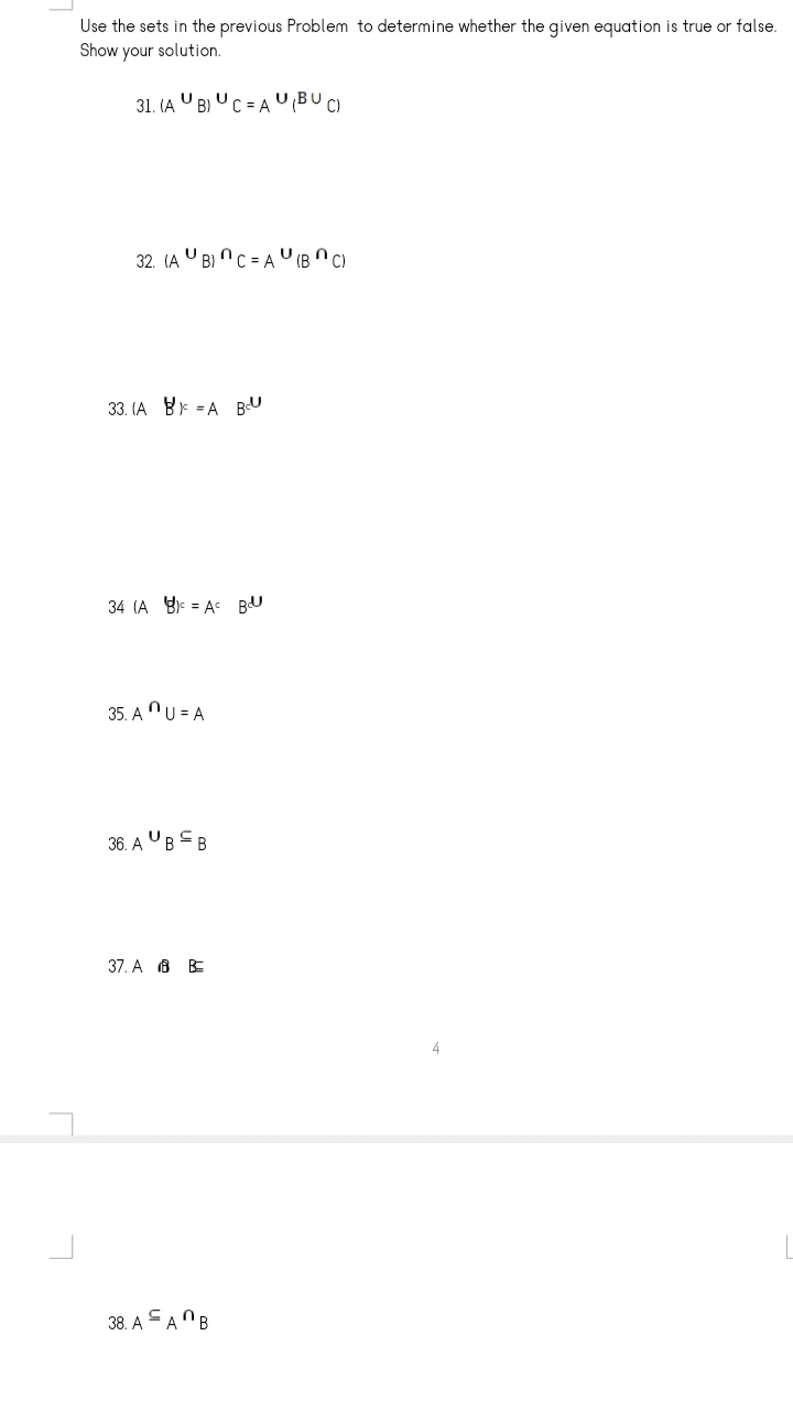 This is Mathematics Principle. Provide readable