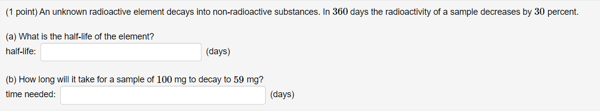 (1 point)A bacteria culture starts with 560