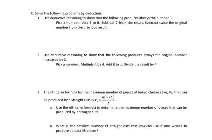 NOTE: WRITE THE ANSWERS CLEARLY AND