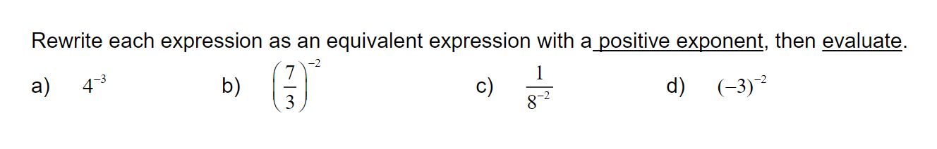 Given the expression 2x + 3, state the following: